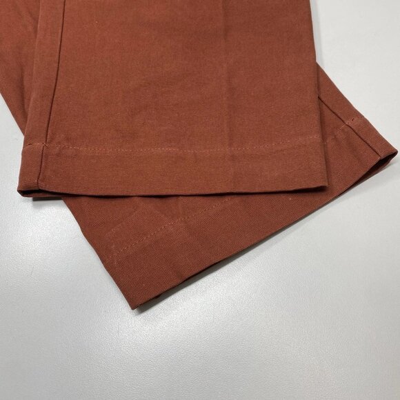 A.P.C. Women's Jodie Cropped Straight Leg Pants Brown Size 6/8 | Front Pleats - Picture 8 of 8